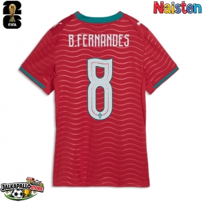 Portugali Bruno Fernandes #8 Kotipaita Naisten MM-kisat 2026 Lyhythihainen